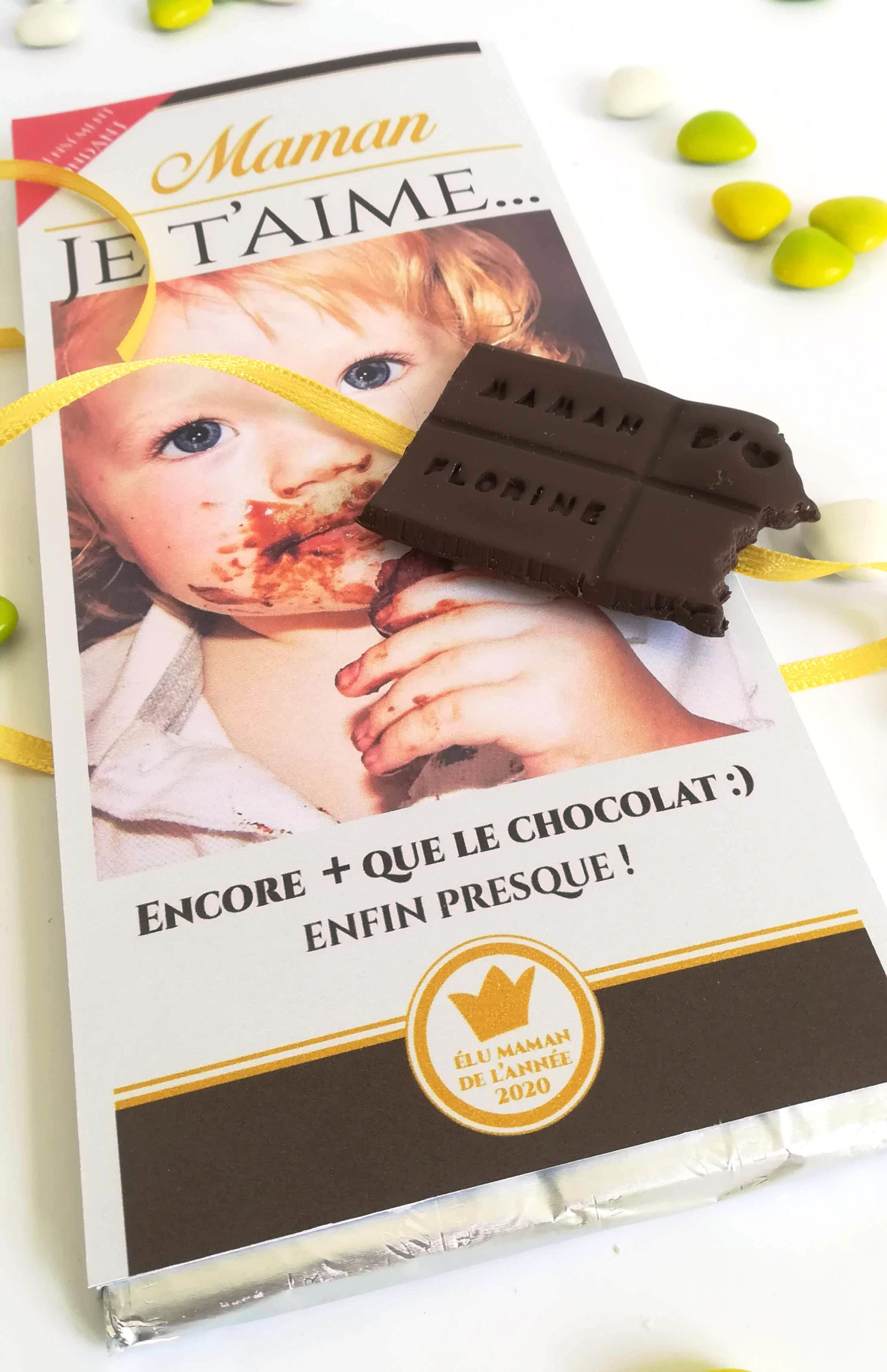 Tablette Chocolat personnalisée 